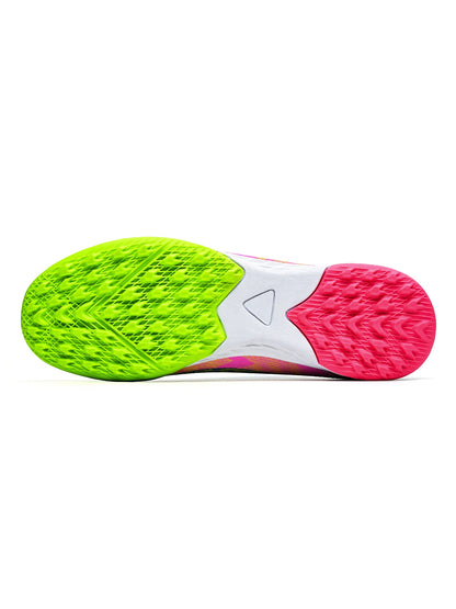 Chaussures de football TF pour adultes toutes saisons, en tissu PU mélangé, semelle extérieure en caoutchouc résistante à l'usure, forte adhérence pour les sports sur gazon toute l'année
