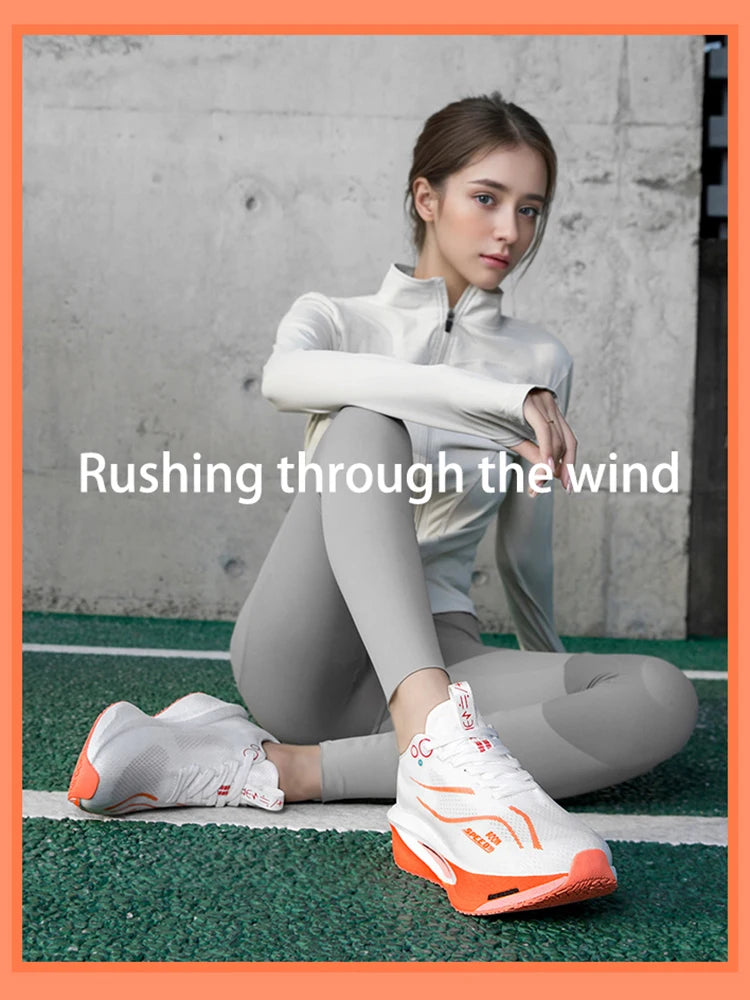 Men's Running Shoes Carbon Plate Professional Running Shoes Breathable Non-slip Cushioning Women's Casual Running Sports Shoes