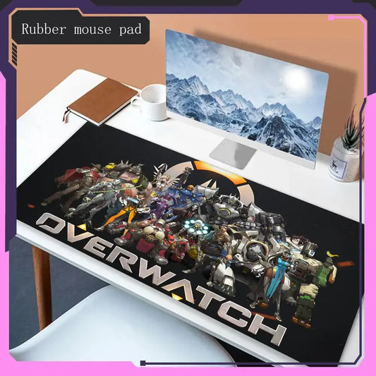 Hot selling items overwatch Mouse Pad Animation mouse pad game accessories desktop Hot selling mouse pad laptop game mouse pad
