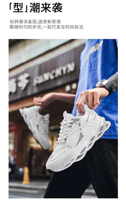 Baskets décontractées pour homme, baskets de luxe, chaussures de course respirantes, mocassins tendance pour homme. Chaussures