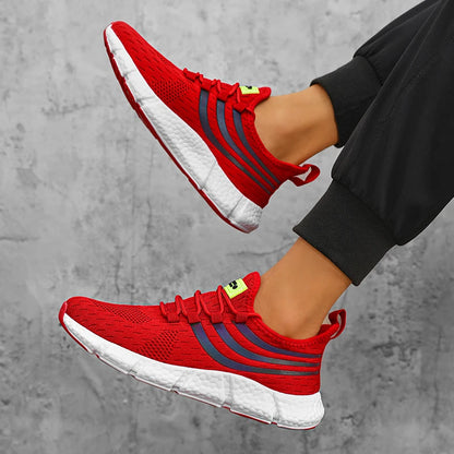 Pantofi sport casual pentru bărbați, adidași ușori și respirabili, antiderapanti, pentru alergare în aer liber, plimbare, tenis și jogging