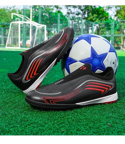 Nouvelles chaussures de football pour hommes, baskets de futsal très populaires, chaussures de football pour matchs sur gazon, entraînement, chaussures de football de haute qualité, crampons antidérapants, pour intérieur