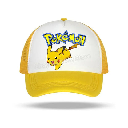 Pokemons Baseball Cap Pikachu Charizard Gengar Anime Peaked Hat Kid Adult Summer Outdoor Sport Hats Boy Casual Fashion Cap Gift