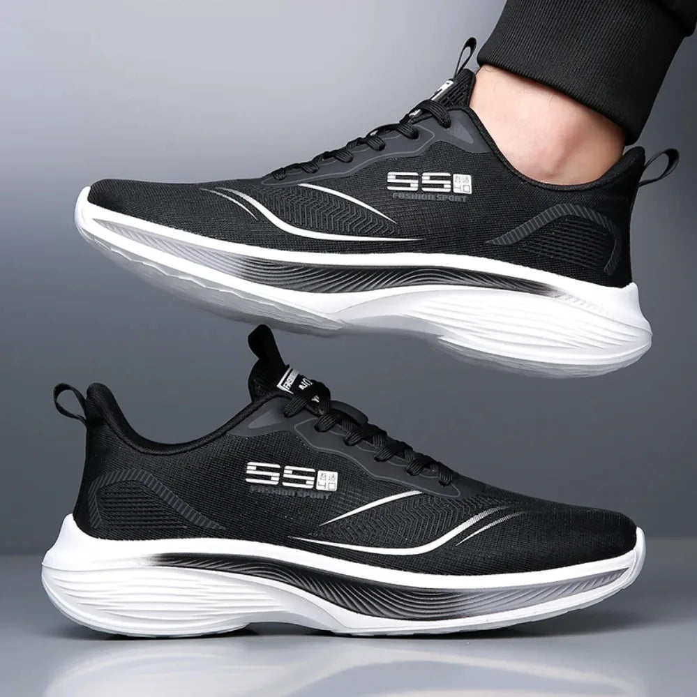 Carbonplaat marathonschoenen voor heren, casual sneakers met luchtkussen, luxe, comfortabel en lichtgewicht, sportieve hardloopschoenen voor heren