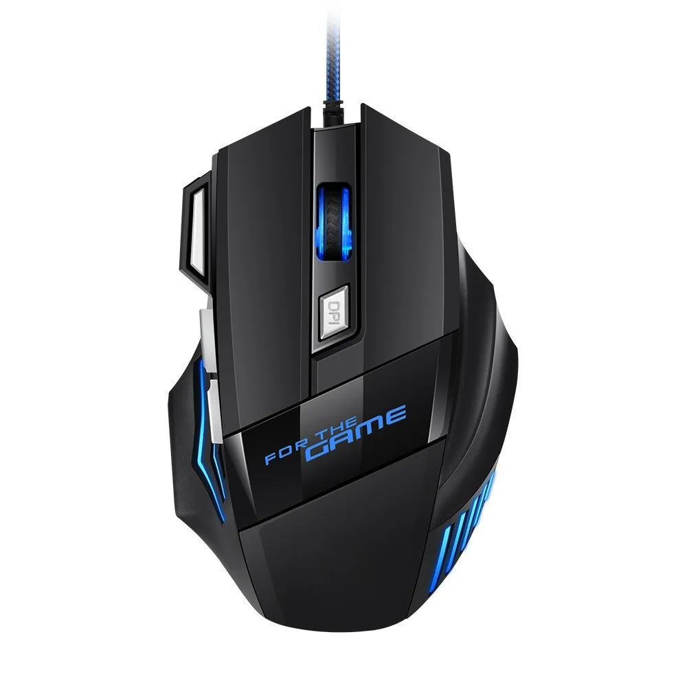 G6 Ενσύρματο Gaming Ποντίκι USB με 7 Κουμπιά, Τροχό Κύλισης, Ρυθμιζόμενη Οπτική Ανάλυση 5500DPI, Εργονομικό Ποντίκι E-sports για Laptop PC Xiaomi