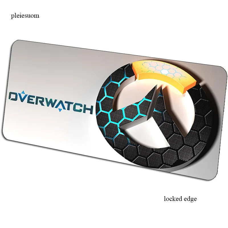 Mousepad gaming Overwatch με εκτύπωση HD 900x400x3mm, επιφάνεια για ποντίκι gamer για γραφείο υπολογιστή, οικονομικό mousemat για notebook και PC