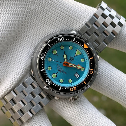 2025 Tuna Can Classic Watch For Men STEELDIVE SD1975C Super Luminous Ceramic Bezel 300M Waterproof NH35 Movement Dive Wristwatch