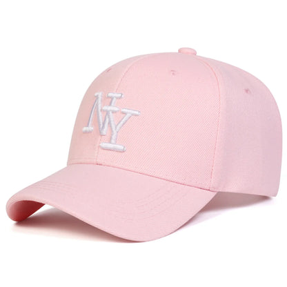 Cappellino da baseball da uomo con ricamo «NY», regolabile, casual, da esterno, adatto per gite primaverili e autunnali, viaggi, spiaggia e feste