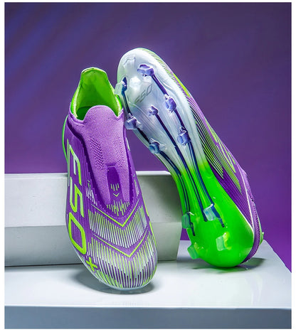 New Men’s Soccer Shoes Grass Football Boots Ultralight Sport Comfortable Indoor Cleats Non-Slip FG Turf Futsal Adult Non-Slip