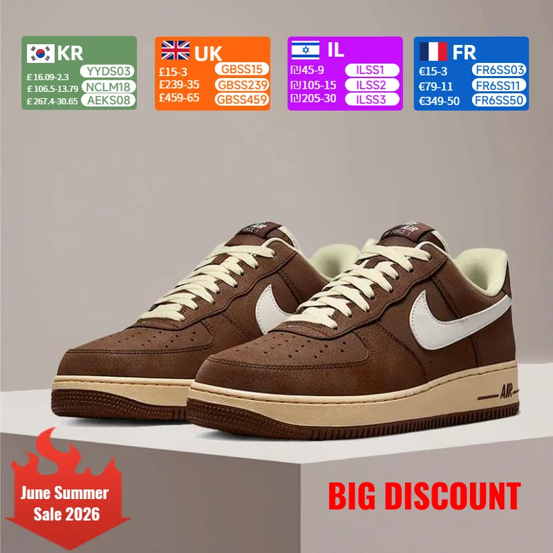 Tenisky Nike Air Force 1 '07 – protisklzové, odolné, odpružené, klasické, módne, voľnočasové, na skateboarding FZ3592-259