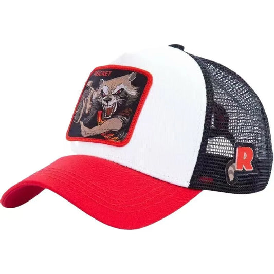 Popular Marvel Spider-Man, Iron Man, Hulk baseball cap, sports mesh cap, summer hip-hop casual hat