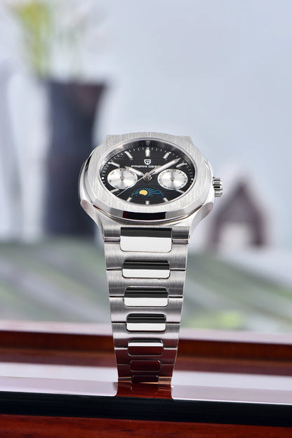 2025 New PAGANI DESIGN Women's Watch Automatic Date Luxury Quartz Watch Japan Epson VX3HA Watch Stainless Steel Waterproof Clock