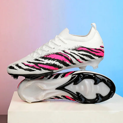 New Men Match Unisex Soccer Shoes Outdoor Adult Cleats Ultralight Football Boots Sport Non-Slip Comfortable Grass High-quality