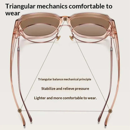 VOPHA over the glasses sunglasses clip on sunglasses over prescription glasses glasses for women and men T01
