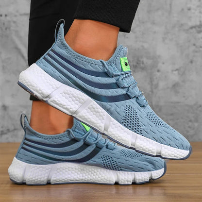 Pantofi sport casual pentru bărbați, adidași ușori și respirabili, antiderapanti, pentru alergare în aer liber, plimbare, tenis și jogging