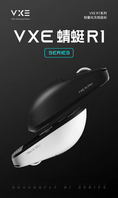 VXE Dragonfly R1 Pro Max Wireless Mouse R1 SE Light weight PAW3395 Nordic52840 4KHz Smart Speed X FPS Office Gaming Mouses Gift