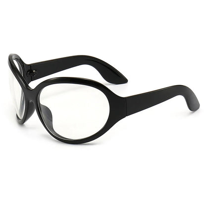 2026 Oversized Oval Sunglasses Goggle Women Men Luxury Brand Designer Sun Glasses Female Big Frame Y2K Eyeglasses De Sol Oculo