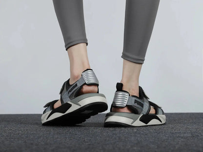Nouvelles sandales Puma pour hommes et femmes, chaussures de plage décontractées et à la mode pour voyages en plein air, sandales pour couple 374862-04