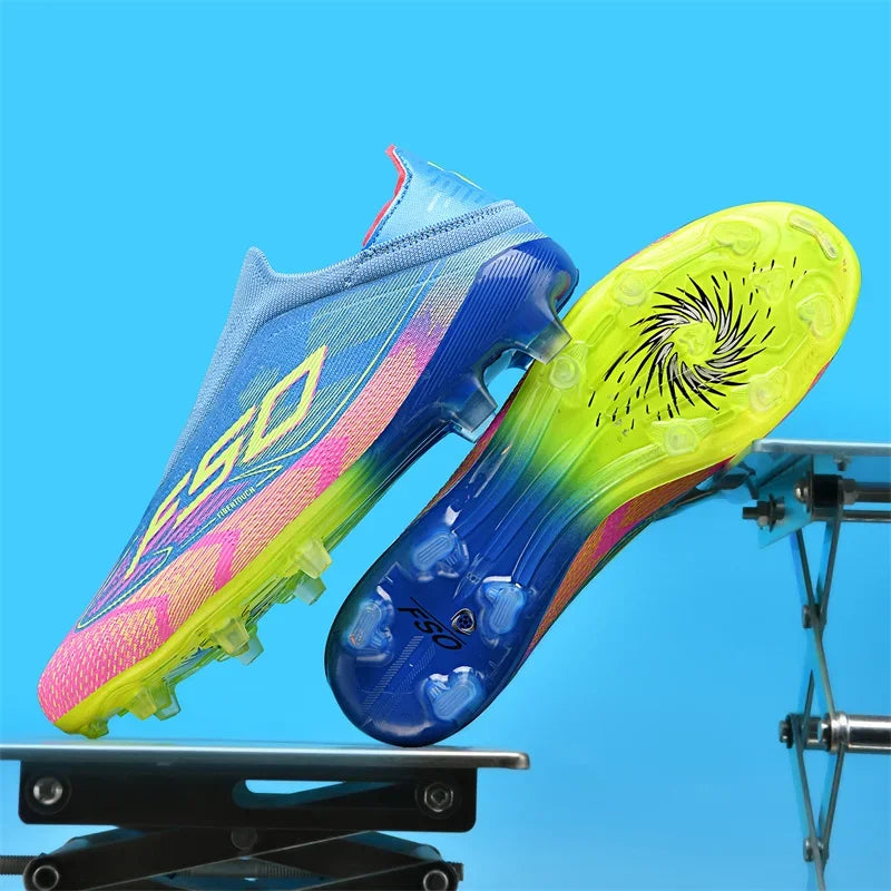 New Men's Soccer Shoes Grass Adult Non-Slip Football Boots Ultralight Sport Indoor Cleats FG Turf Futsal Comfortable