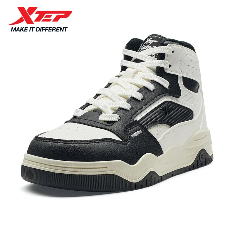 Xtep Cutton Shoes For Men Street Style Shock Absorption Soft Strong Wrapping Rebound Leisure Outdoor Sneakers 875319370003