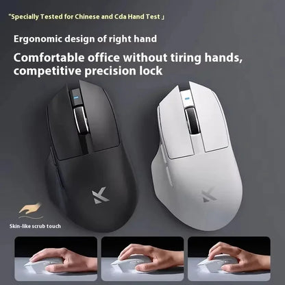 Nová herná myš G7 PRO s trojrežimovým bezdrôtovým pripojením Bluetooth, ergonomická ľahká myš, prispôsobiteľné príslušenstvo pre PC, kanceláriu a hráčov