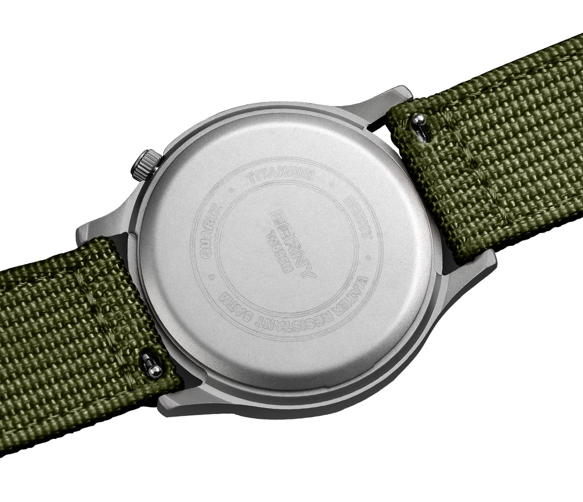 BERNY Titanium Watches for Men Super Luminous Sapphire Field Men's Watch Outdoor Quartz Wristwatch Lightweight 5ATM