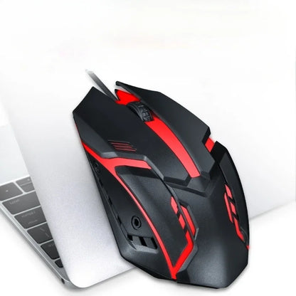 USB Wired Mouse Colorful LED Gaming Mouse 1200 DPI Wired Mice Optical Wired Gamer Mouse for Desktop Laptop PC Computer