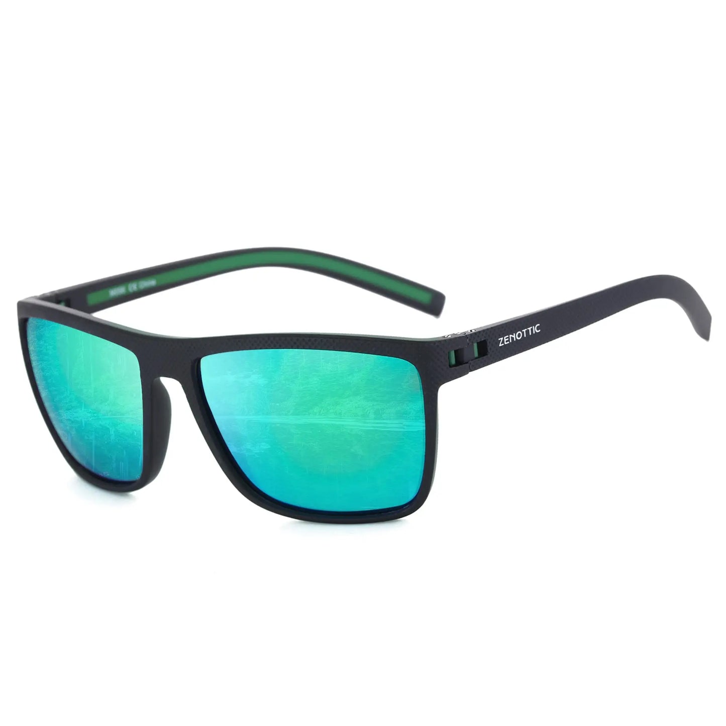 ZENOTTIC Polarized Sunglasses for Men Shades Lightweight TR90 Frame UV400 Protection Square Outdoor Trave Driving Sun Glasses
