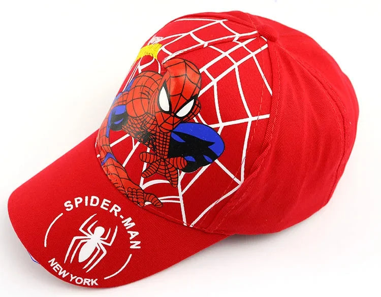 Spiderman Baseball Cap Boys Girls Hats Superhero Peripheral Sunhat Childrens Birthday Gift Cosplay Props Fashion Caps