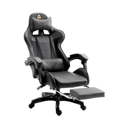 Gaming chair Gaming armchair Height Adjustable Office Chair with Adjustable Recumbent Function with Cat Ears and Pillows