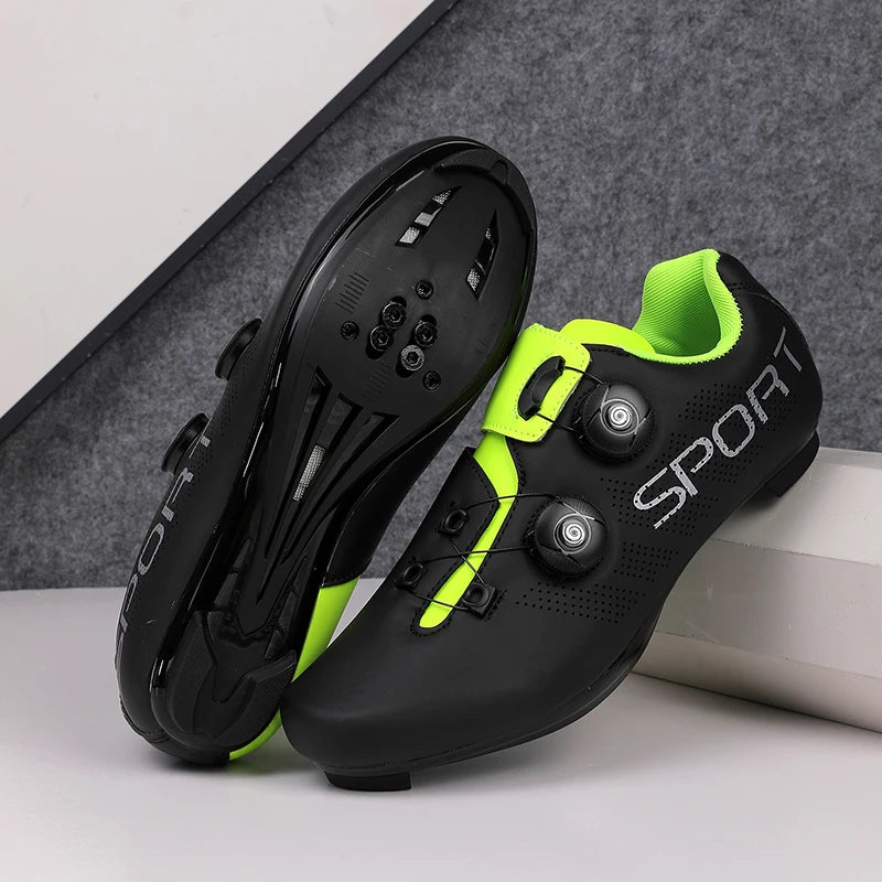 Ténis de ciclismo, sapatos de MTB respiráveis, sapatos de ciclismo de montanha para homem e mulher, sapatos para trilhos, sapatos desportivos para ciclismo de estrada, sapatos de ciclismo com pedais SPD