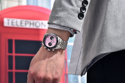 2026 New PAGANI DESIGN BB Flamingo Chronograph Luxury Sports Quartz Watch Men Sapphire mirror 100M Waterproof Fashion Wristwatch