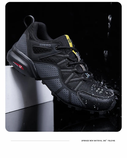 Men Hiking Shoes Outdoor Lightweight Camping Travel Shoes Non-Slip Waterproof Women Large Size Tactical Training Sports Shoes
