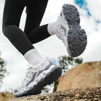Zapatillas de senderismo para hombre y mujer, antideslizantes, para trekking, al aire libre, deportivas, de camping, entrenamiento, footing, transpirables, de escalada y de montaña.