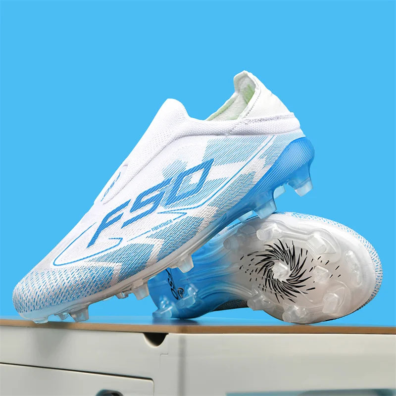 New Men's Soccer Shoes Grass Adult Non-Slip Football Boots Ultralight Sport Indoor Cleats FG Turf Futsal Comfortable