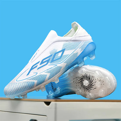 New Men's Soccer Shoes Grass Adult Non-Slip Football Boots Ultralight Sport Indoor Cleats FG Turf Futsal Comfortable