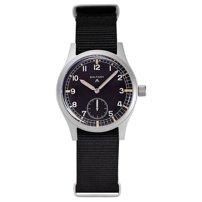 Baltany Dirty Dozen Watch Man S2019 Military Vintage Wristwatch Small Seconds Hand VD78 Quartz Luminous 100M Waterproof Field Wa