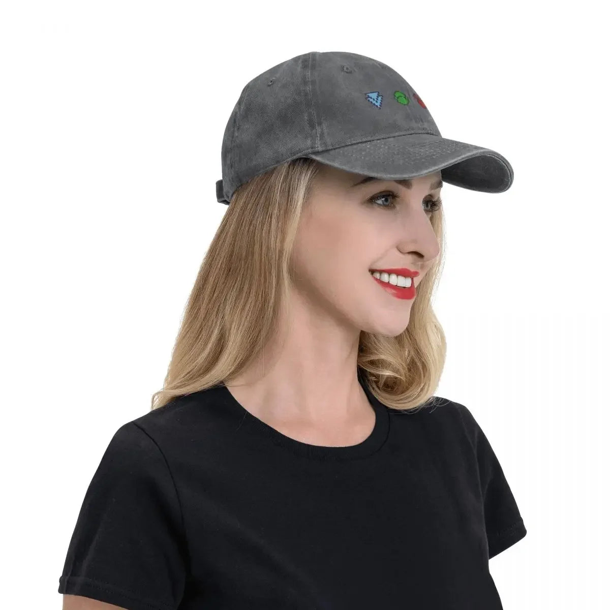 Twilight Imperium Technology Symbols Pixel Art Baseball Cap Icon Ball Cap fishing caps man fun hats Boy Women's