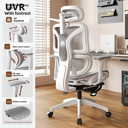 UVR Home Computer Chair Comfortable To Lie Down E-sports Chair Ergonomic Chair To Sit For Long Periods Of Time Office Chair