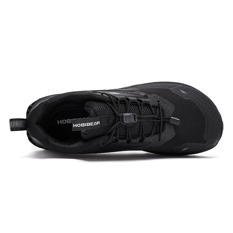 HOBIBEAR Unisex Running Shoes Elastic Band Hiking Sneakers Lightweight Breathable Casual Shoes