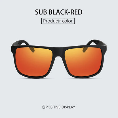Luxury Square Polarized Cycling Sunglasses UV400 Male Vintage Eyewear Men Women Fashion Travel Driving Fishing Windproof Glasses