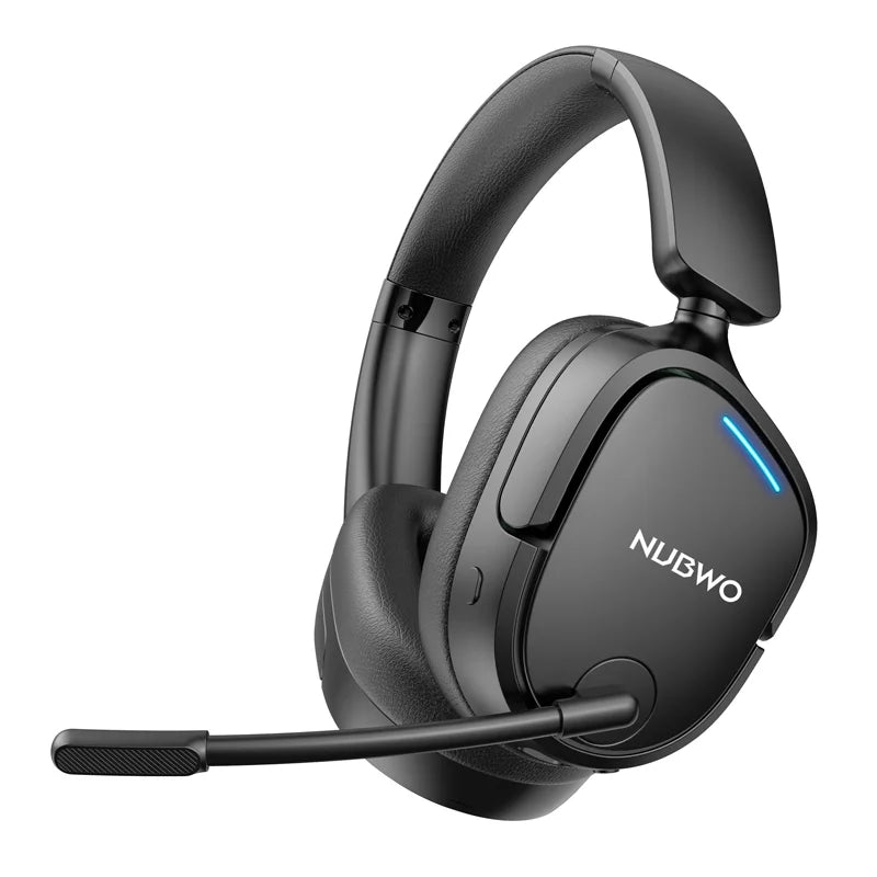 NUBWO HG04 casque de jeu sans fil pour PS5, PS4 double 2.4G et Bluetooth EQ profond Audio suppression du bruit micro pliable léger