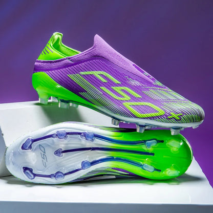 New Men’s Soccer Shoes Grass Football Boots Ultralight Sport Comfortable Indoor Cleats Non-Slip FG Turf Futsal Adult Non-Slip