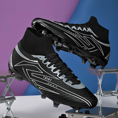 Men's football shoes, anti slip boots, AG/FG spikes, professional training shoes, breathable football shoes