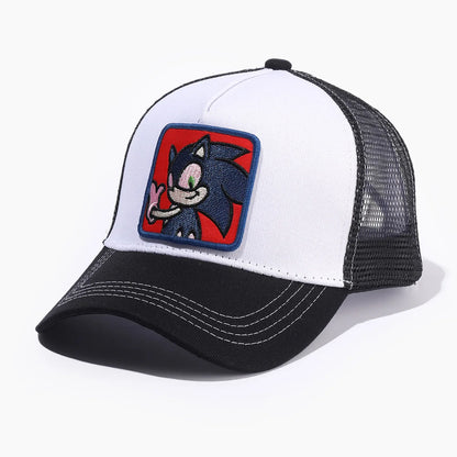 Hot Sale Unisex Cartoon Cap High Quality Sonic The Hedgehog Shadow Sonic Breathable Sun Hat Kids Gifts Cap Fashion Mouse Hat