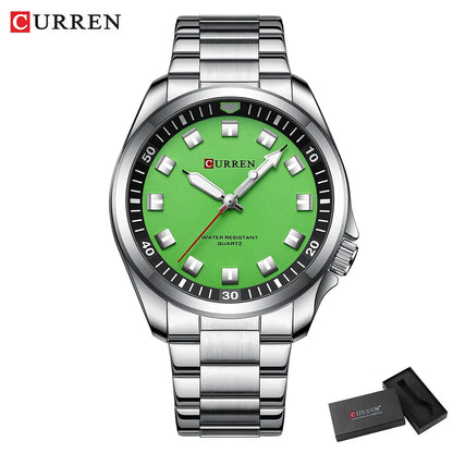 CURREN Fashion Men Watch Top Brand Luxury Waterproof Sport Mens Watches Stainless steel Automatic Date Military Wristwatch