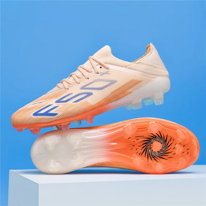 Sapatilhas de Homem Novas com Pitons para Relva, Ténis de Futebol de Alta Qualidade, Chuteiras de Futsal Antiderrapantes para Interior, Modelo Cano Alto para Exterior Mais Vendido