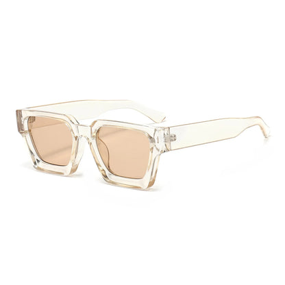 JNPCXI Fashion Square Women Luxury Sunglasses Retro Gradient Blue Designer Men Trending Sun Glasses Shades UV400