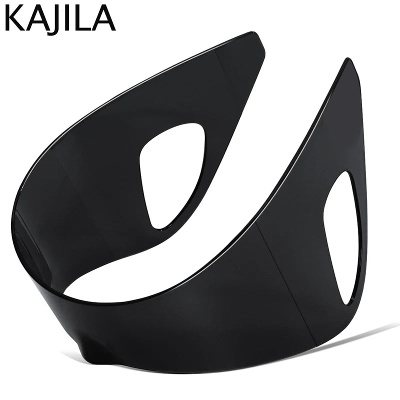 Oversized One-Piece Shield Punk Sunglasses Women 2026 Luxury Brand Sports Rimless Windproof Mask Sun Glasses Wrap Around Eyewear