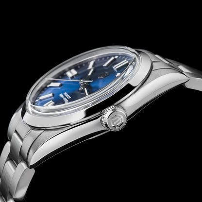 Watchdives WD1016 V3 Quartz Watch 37mm Stainless Steel Case Sapphire Vintage Watch  VH31 Sweep Movemet 100m Waterproof Men Watch